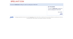 Desktop Screenshot of breliant.com